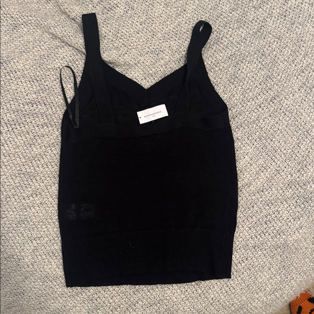 Banana Republic Black Knit Tank Top XS – NWT $65 - Picture 3 of 3